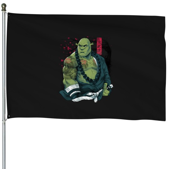 Discover Samurai Ogre House Flags