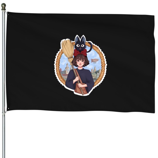 Discover Kiki_s Delivery Service Kiki_s Delivery Service House Flags