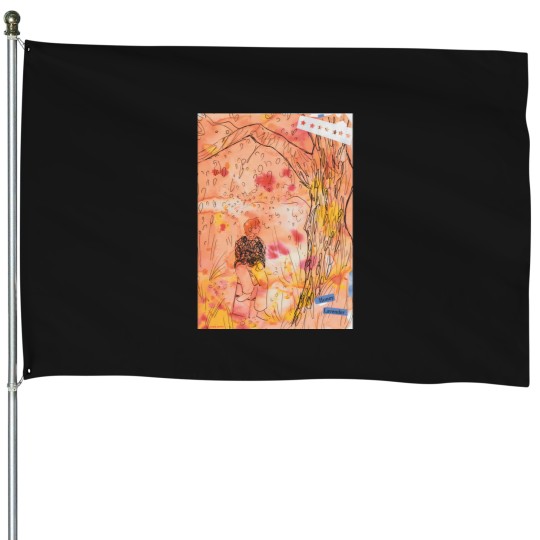 Discover Honey Lavender House Flags