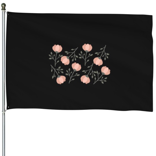 Discover Pastel-Colored-Floral-Pattern-2 T-Shirt House Flags