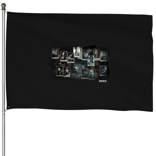 Discover Resident Evil 123 Family Chrismast Present House Flags