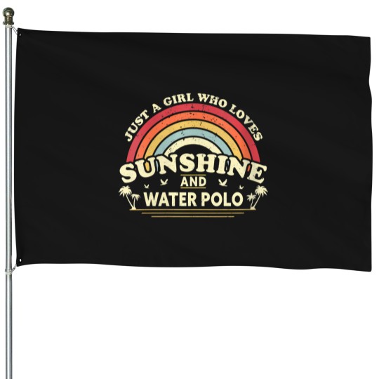 Discover Womens Water Polo Shirt. A Girl Who Loves Sunshine And Water Polo House Flags