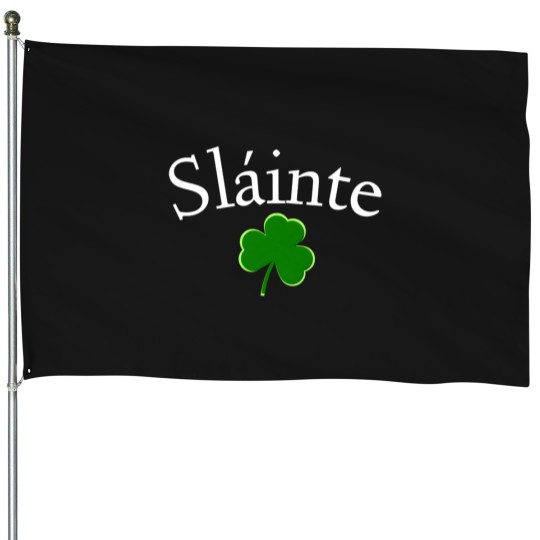 Discover Slainte Irish Cheers  Family Chrismast Present Gift House Flags