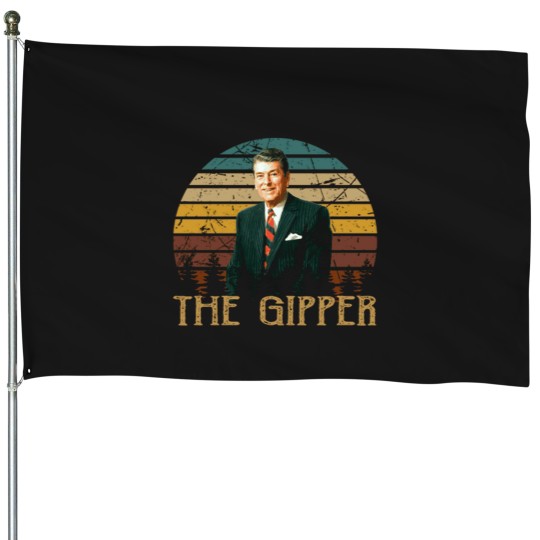Discover Ronald-Reagan-Vintage-Ronald-Reagan-Quotes-Love-The-Gipper-Gift-For-Fans-And-Lovers House Flags