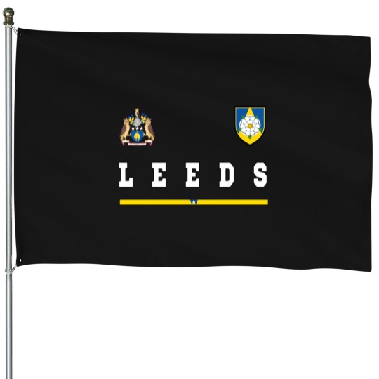 Discover Leeds Sportssoccer Jersey Flag Football House Flags