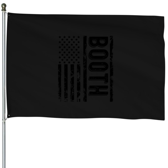 Discover Booth Last Name Funny Surname Team Booth Family Reunion House Flags