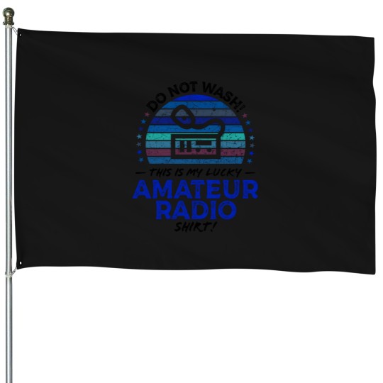 Discover Amateur Radio Operator Ham Quote House Flags