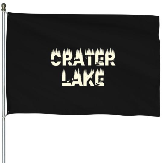 Discover Crater Lake Oregon House Flags
