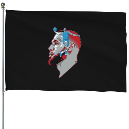 Discover Lebron James the Legend House Flags