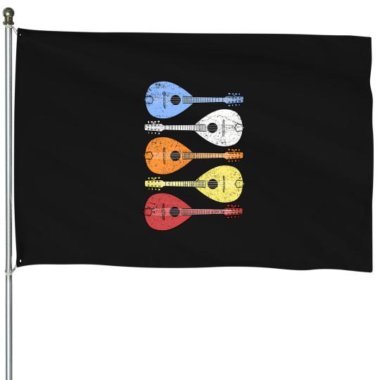 Discover Vintage Mandolin House Flags