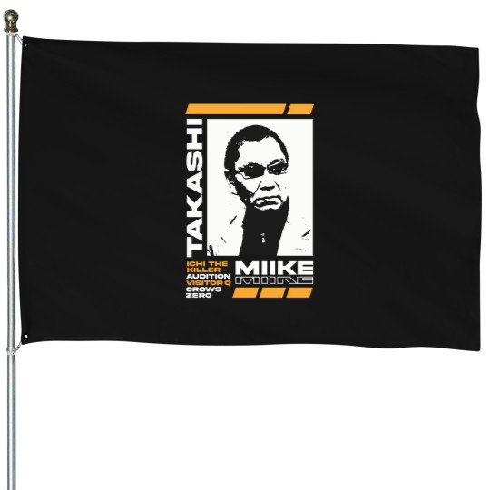 Discover 3214-Takashi-Miike T-Shirt House Flags