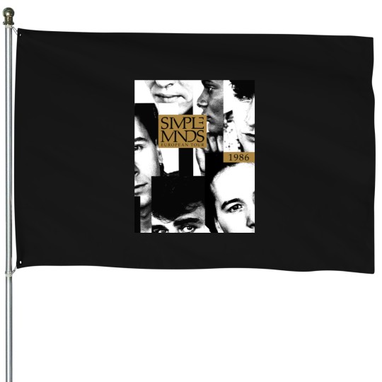 Discover Simple Minds - Once Upon A Time European Tour 1986 House Flags