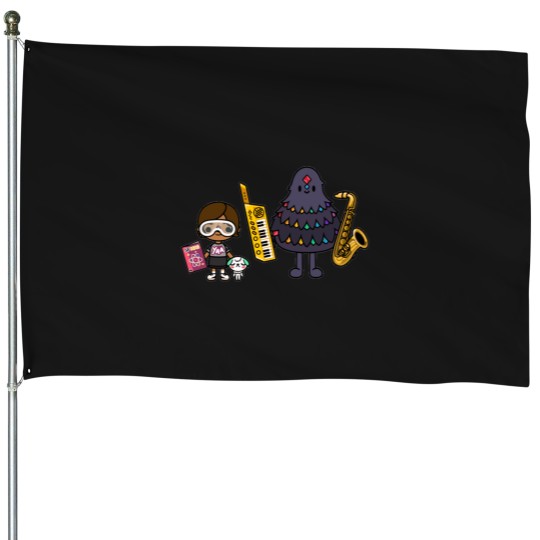 Discover Colorful Toca Boca world Clci House Flags