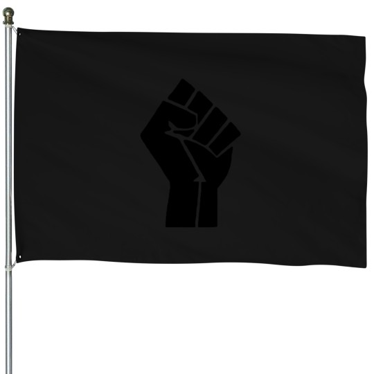Discover Blacks lives matter fist Classic House Flags