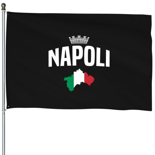 Discover Napoli Naples Italy Flag Family Chrismast Present Gift House Flags