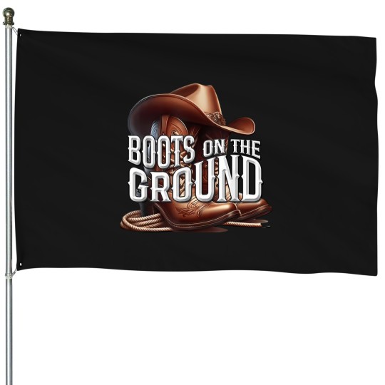 Discover boot on the ground House Flags