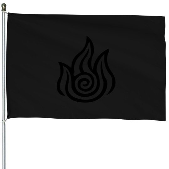 Discover Fire Element House Flags
