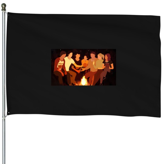 Discover the quarry characters campfire House Flags