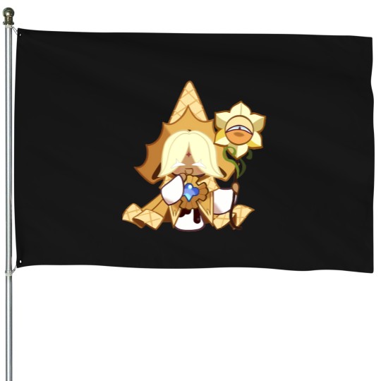 Discover Pure Vanilla Cookie House Flags