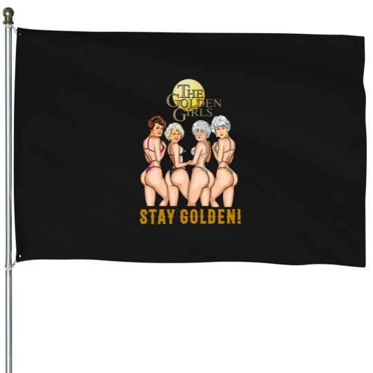 Discover Stay Golden Stay Golden Sexy Gift Women T-Shirt House Flags