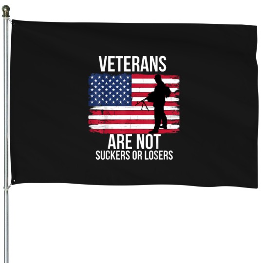Discover veteran are not ucker or loer 2020 anti trump House Flags