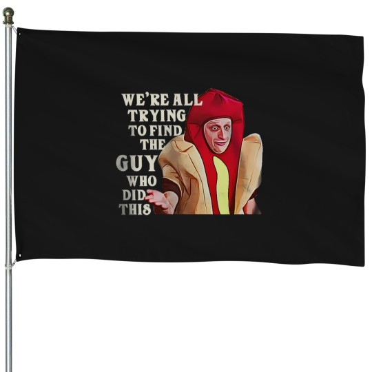 Discover I Think You Should Leave Tim Robinson Hot Dog House Flags, ITYSL Hot Dog Suit House Flags