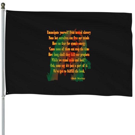 Discover Redemption Song House Flags