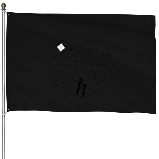 Discover physics equations and diagrams House Flags