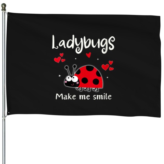 Discover Womens Adorable Ladybugs Make Me Smile Women Girls Kids V-Neck T-Shirt Michael Scott The Office Tv Show Yesh. Black White House Flags