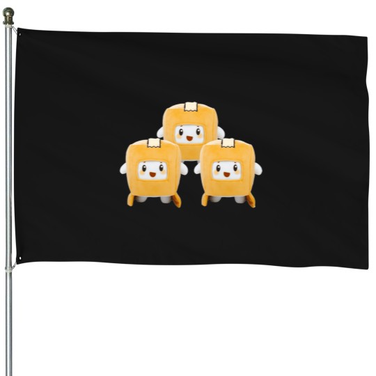 Discover o I am 3 Boxy lankybox House Flags