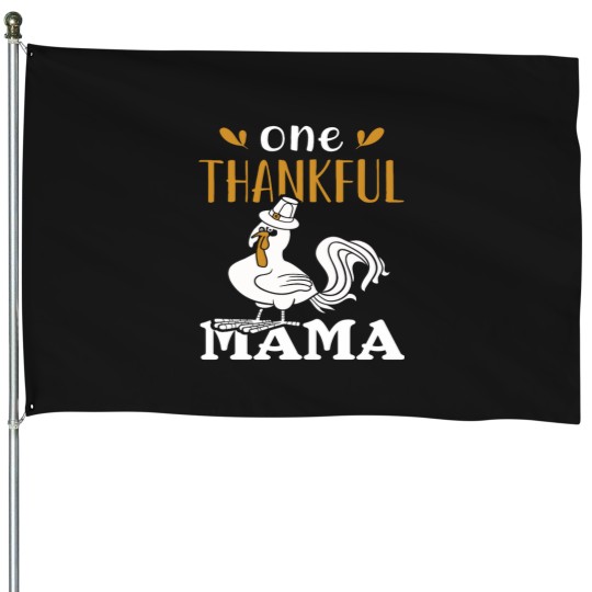 Discover Thanksgiving I Am The Mama Turkey, I Am The Mama TurkeyPremium Thanksgiving Gift Essentia House Flags