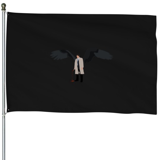 Discover 2862-Warrior-Of-Heaven-Baseball--Sleeve-T-Shirt House Flags