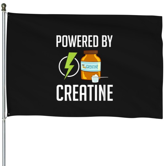 Discover Powered By Creatine House Flags