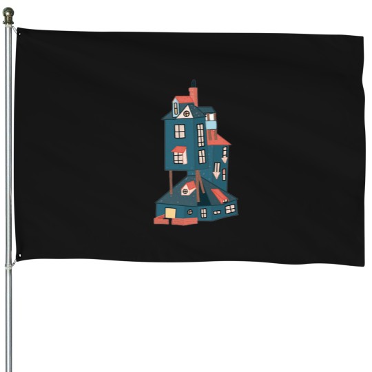 Discover 3 A Burrow House Flags
