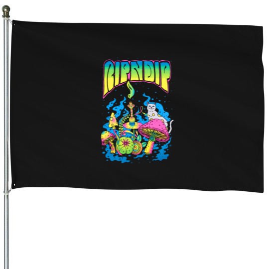 Discover Mushroom-Forest T-Shirt House Flags