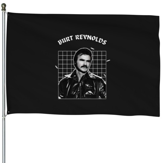 Discover Burt Reynolds --- 70s Aesthetic House Flags