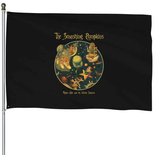 Discover Vintage 1996 The Smashing Pumpkins Band Tour House Flags