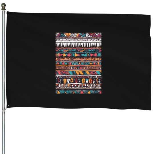 Discover Spectacular-Colorful-Line-Pattern-(1) T-Shirt House Flags