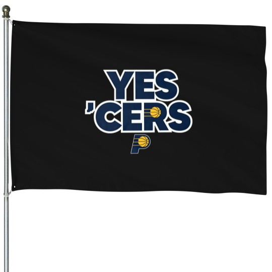 Discover Vintage Yes 'Cers Design Funny Vintage Yes 'Cers  Unisex House Flags