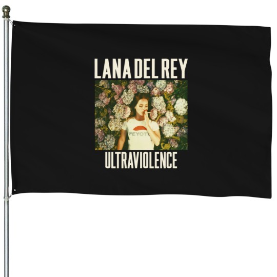 Discover Ultraviolence Lana Del Rey 2024 graphic House Flags unisex men women