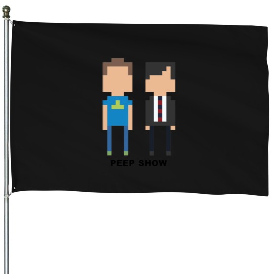 Discover Peep Show Minifigure House Flags
