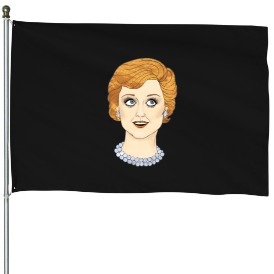 Discover Angela Lansbury handdraw House Flags