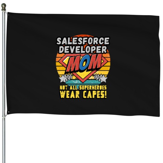Discover SALES DEVELOPING MOM NOT ALL SUPERHEROES WEAR CAPES FOR MOTHER House Flags
