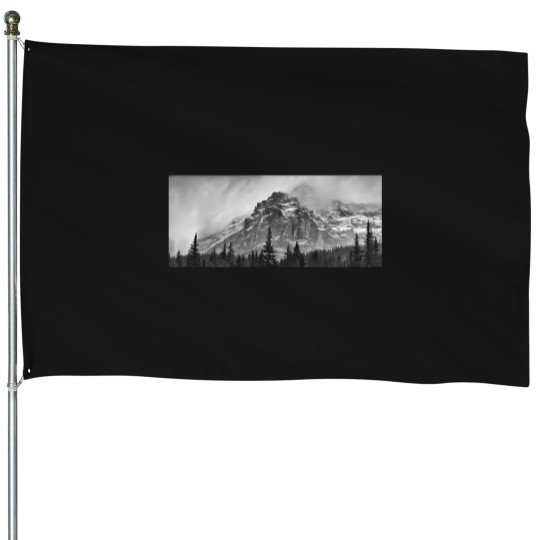 Discover Mountain Pass Baseball  Sleeve T-Shirt 3563 House Flags