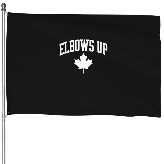 Discover Elbows Up Canada 2025 vintages House Flags
