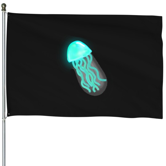 Discover jellyfish House Flags