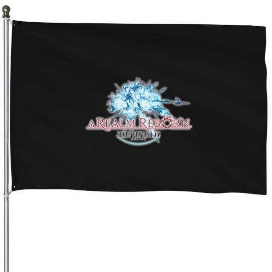 Discover 7717 Final Fantasy Xiv A Realm Reborn Logo T-Shirt House Flags