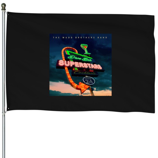 Discover Dive-Bar-Superstars-Cover-Long-T-Shirt House Flags