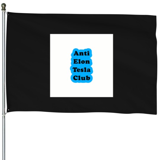 Discover Anti Elon Teslaa Club Bumper Stickers  Sticker 6127 House Flags