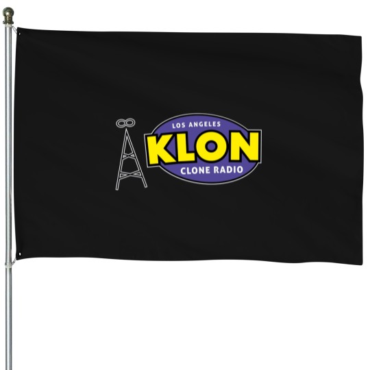 Discover KLON Los Angeles Clone Radio station logo 1 House Flags